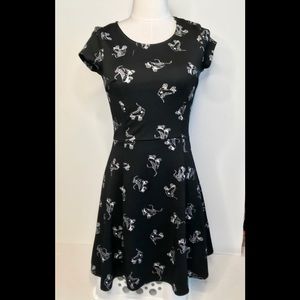 Skater Dress Featuring Roller Skates!